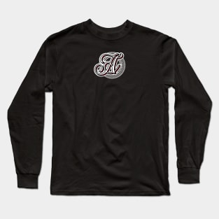 Letter A Long Sleeve T-Shirt